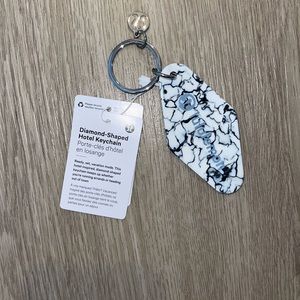 Lululemon Diamond Shaped Keychain
